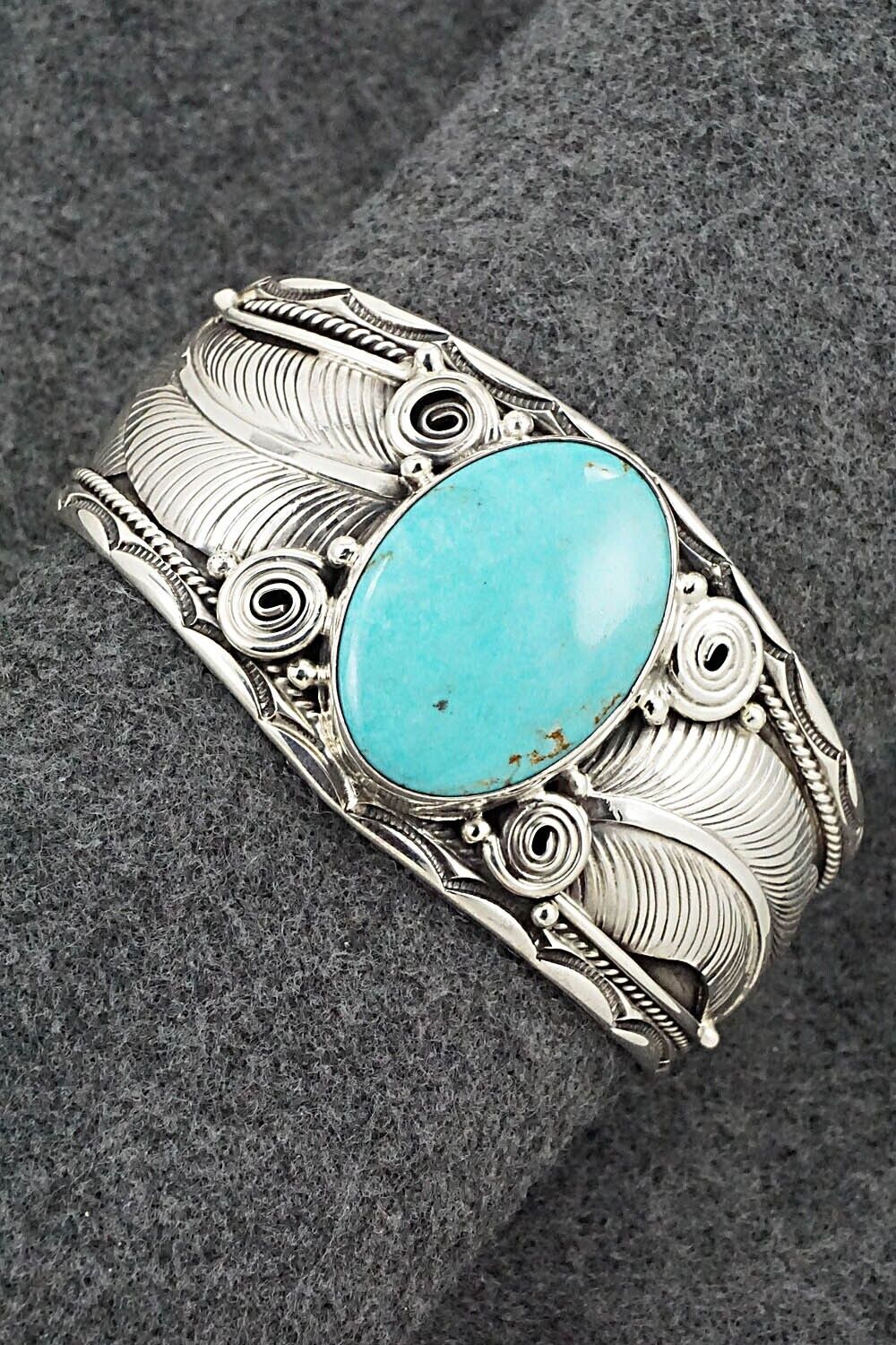 Turquoise & Sterling Silver Bracelet - Darrell Morgan