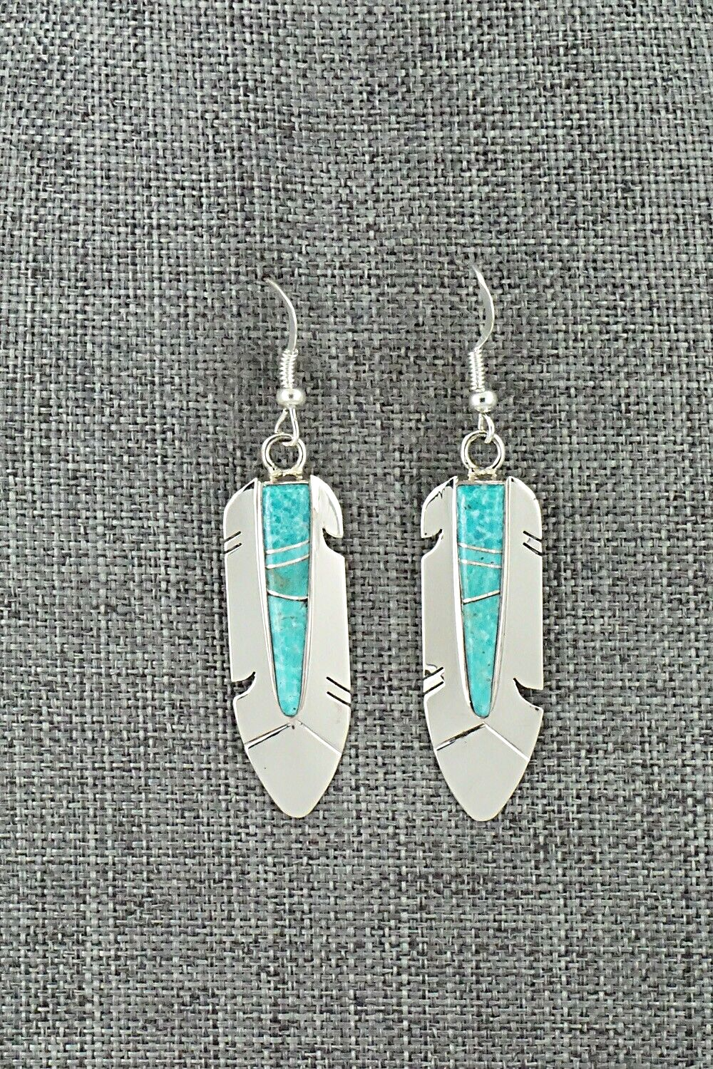 Turquoise & Sterling Silver Earrings - Marilyn Yazzie