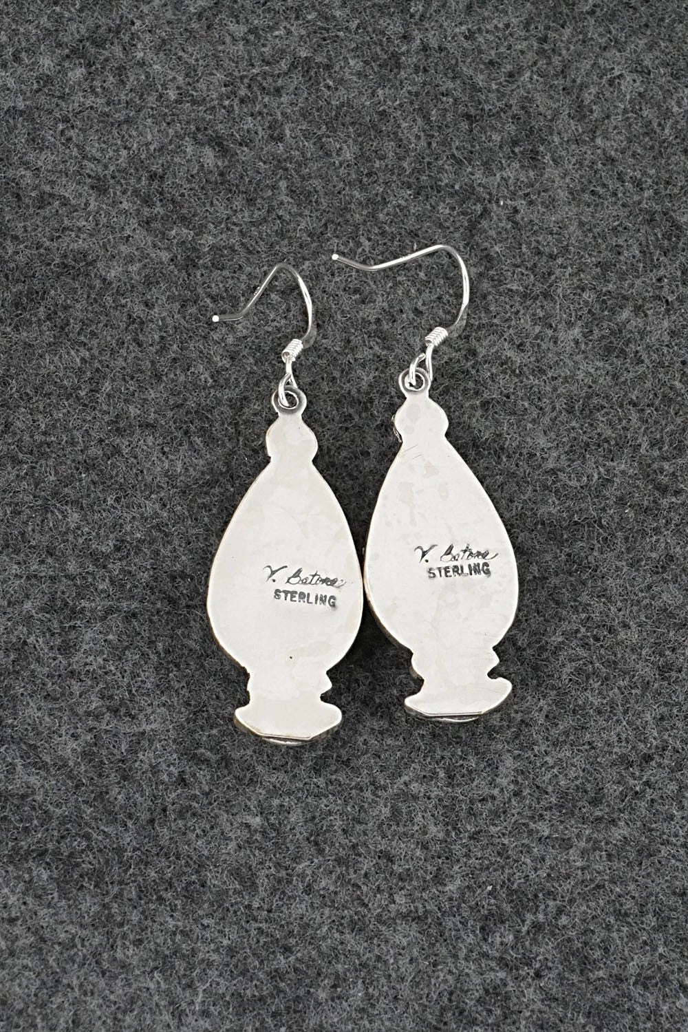 Turquoise & Sterling Silver Earrings - Verley Betone