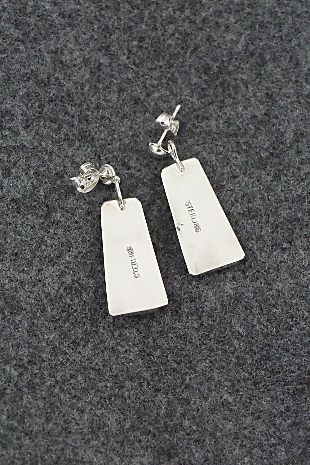 Opalite & Sterling Silver Earrings - Brenda Pete