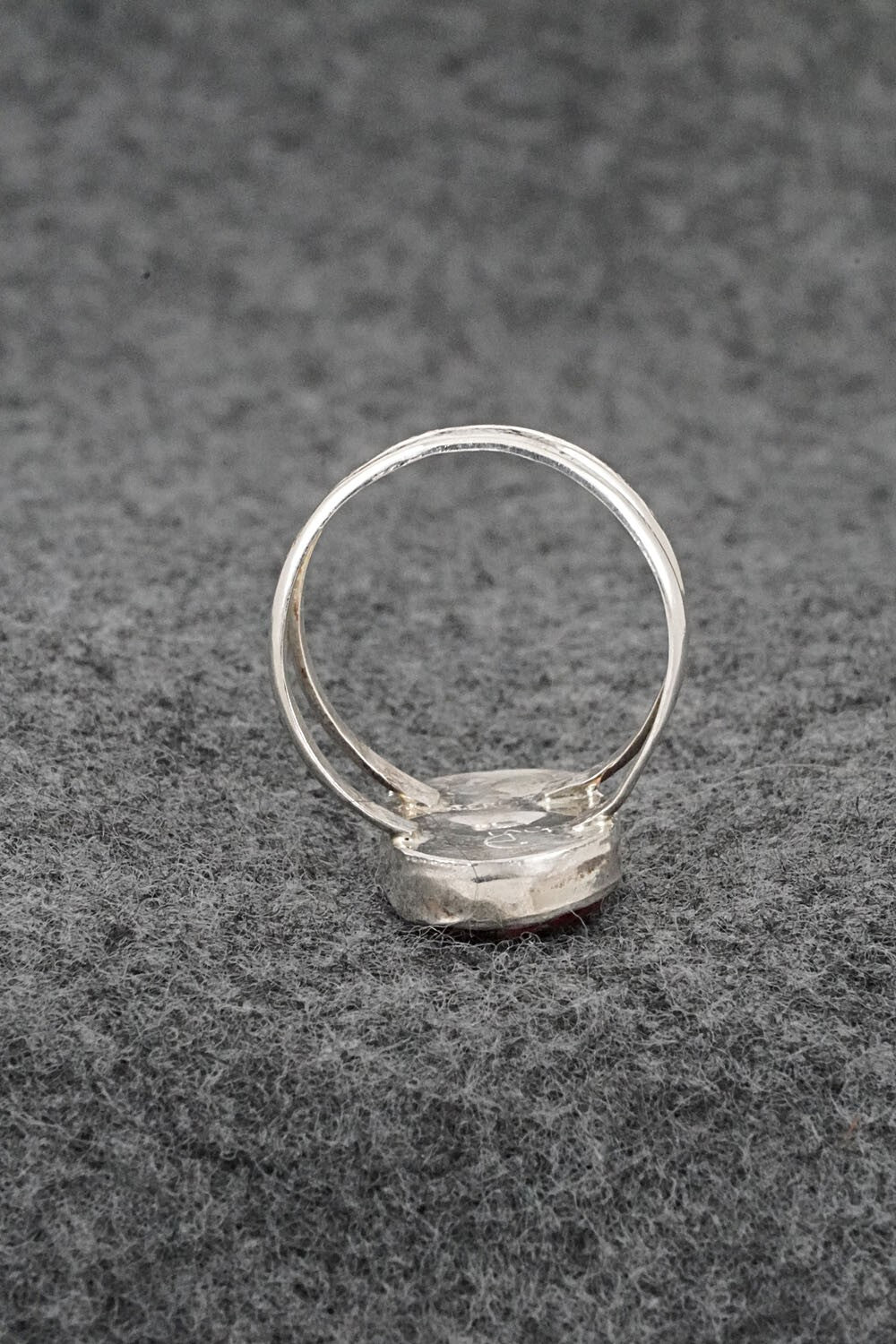 Multi-Stone & Sterling Silver Inlay Ring - Ola Eriacho - Size 7