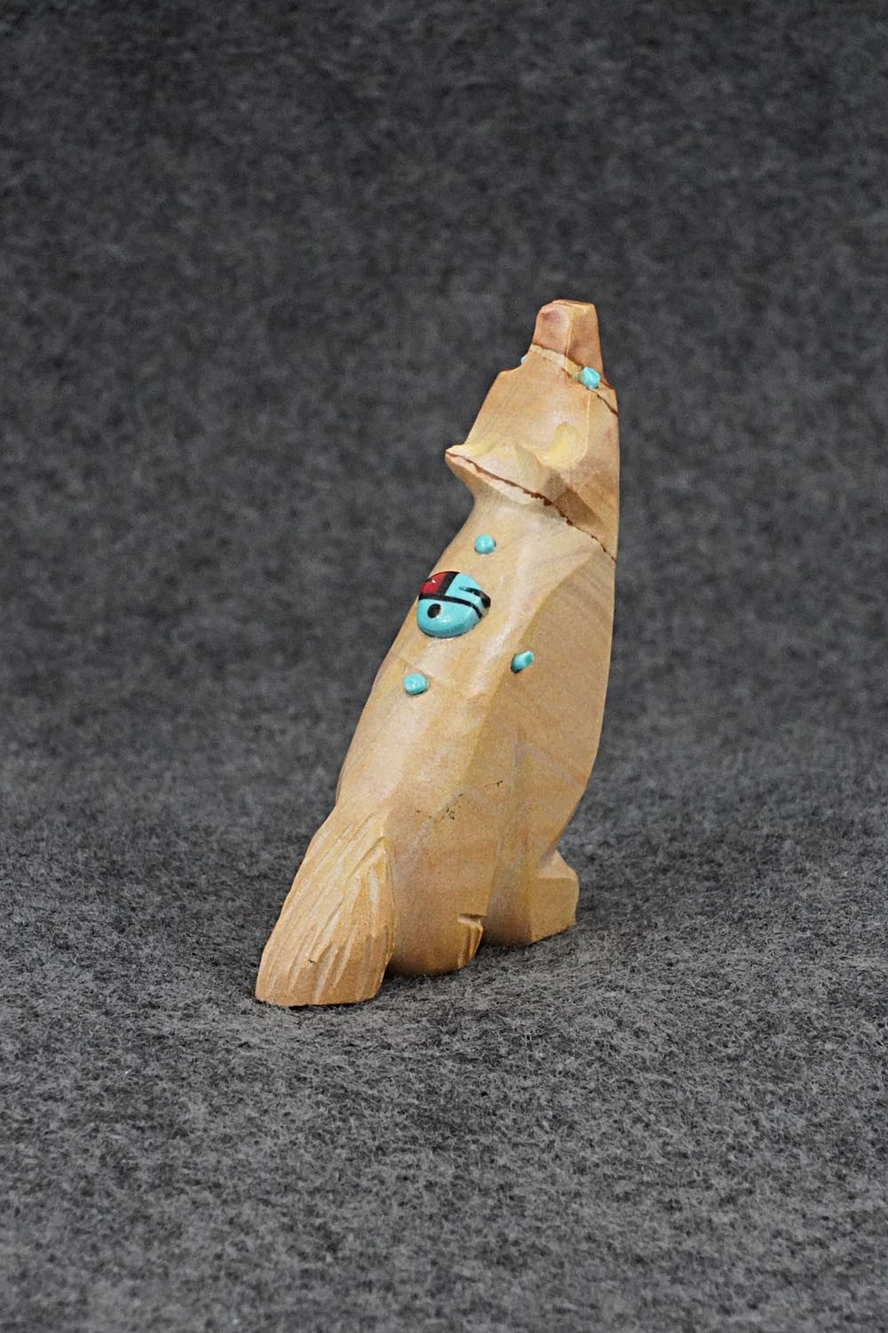Wolf Zuni Fetish Carving - Danette Laate