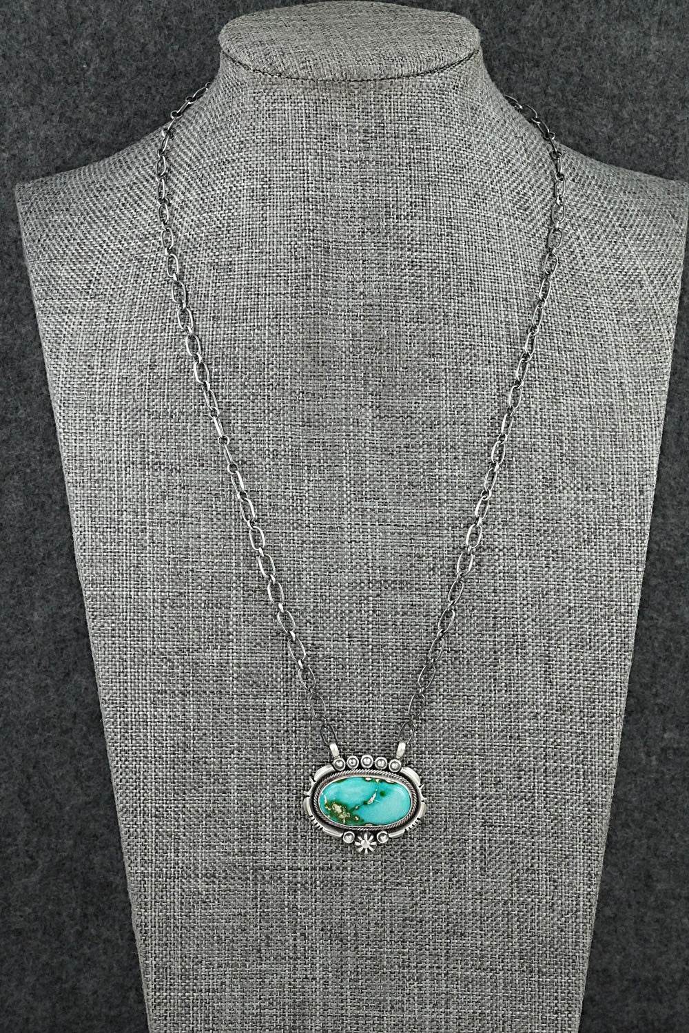 Turquoise & Sterling Silver Necklace - Daniel Benally