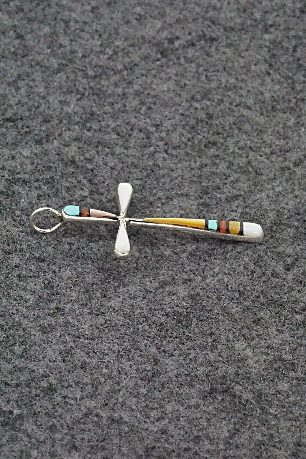 Multi Stone & Sterling Silver Pendant - Sylvester Noche