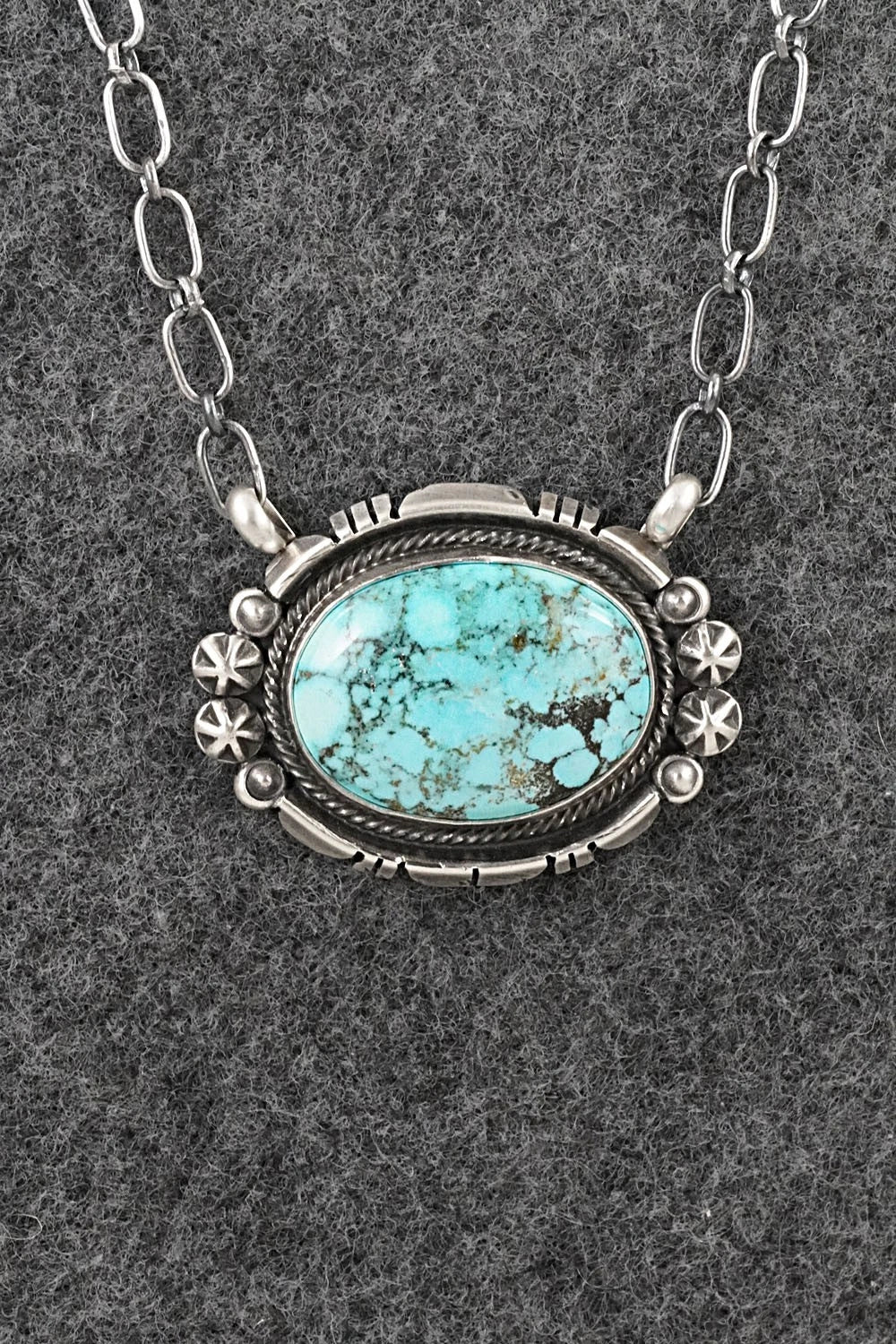 Turquoise & Sterling Silver Necklace - Marita Benally