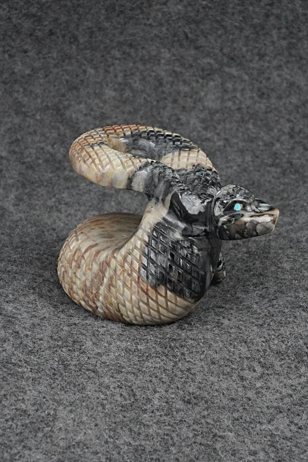 Rattlesnake Zuni Fetish Carving - Paulette & Farlan Quam