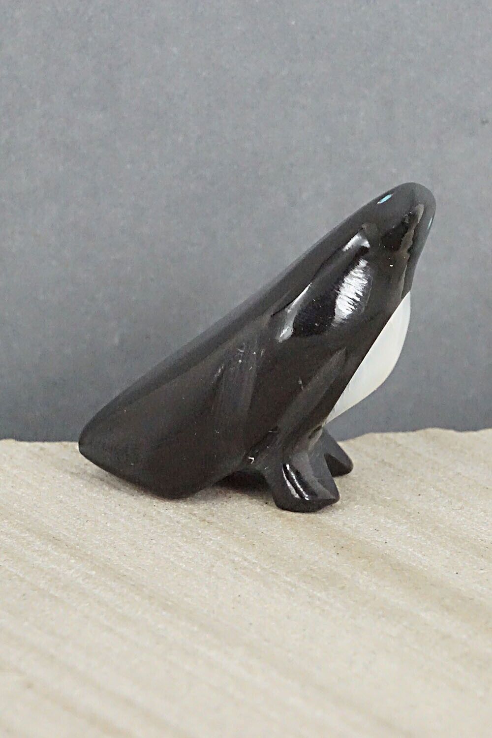 Penguin Zuni Fetish Carving - Calvert Bowannie