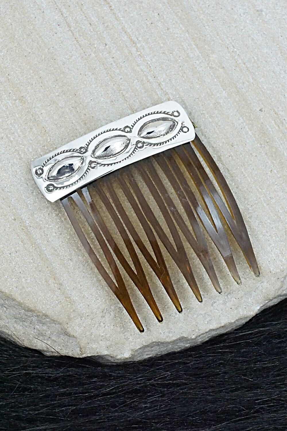 Sterling Silver Hair Combs - Jennie Blackgoat