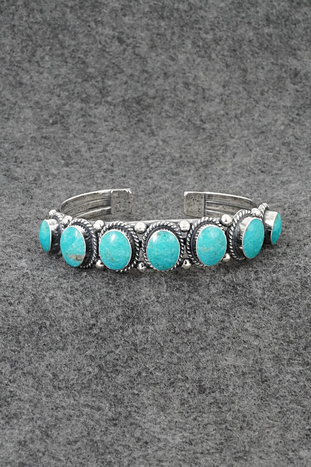 Turquoise & Sterling Silver Bracelet - Albert Smith