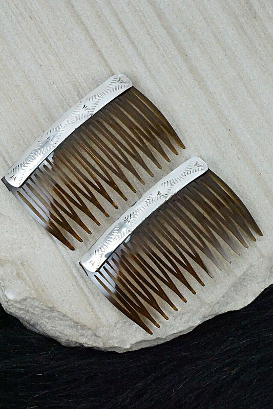 Sterling Silver Hair Combs - Randall Dalgai