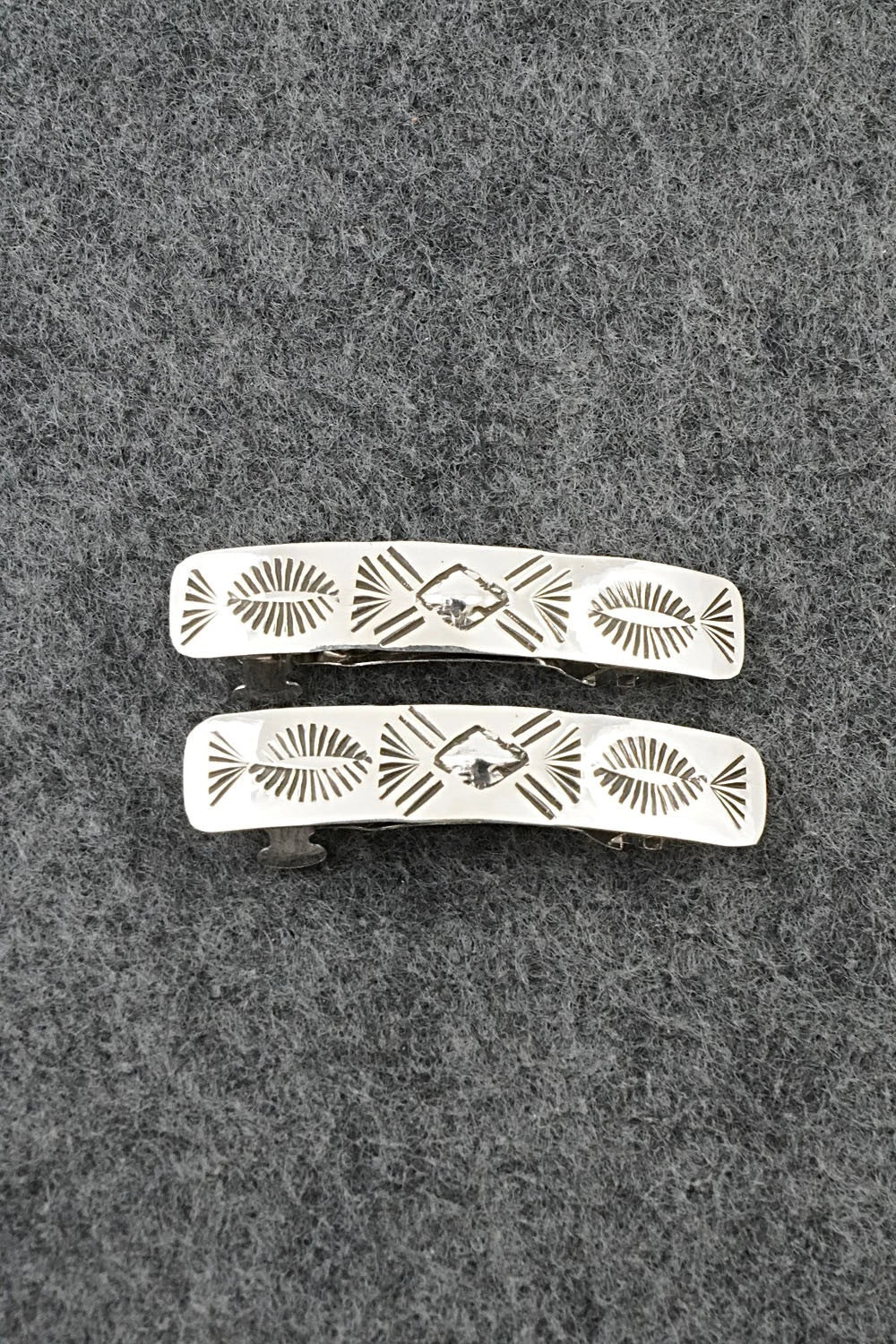 Sterling Silver Barrettes - Bertha Begay