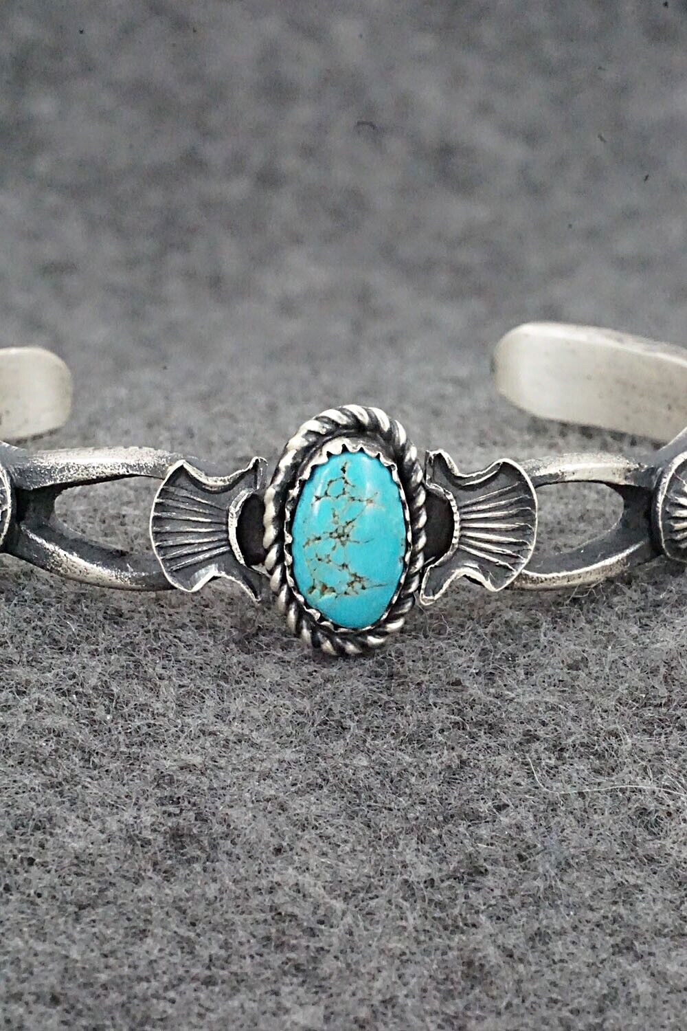 Turquoise & Sterling Silver Bracelet - Eva & Linberg Billah