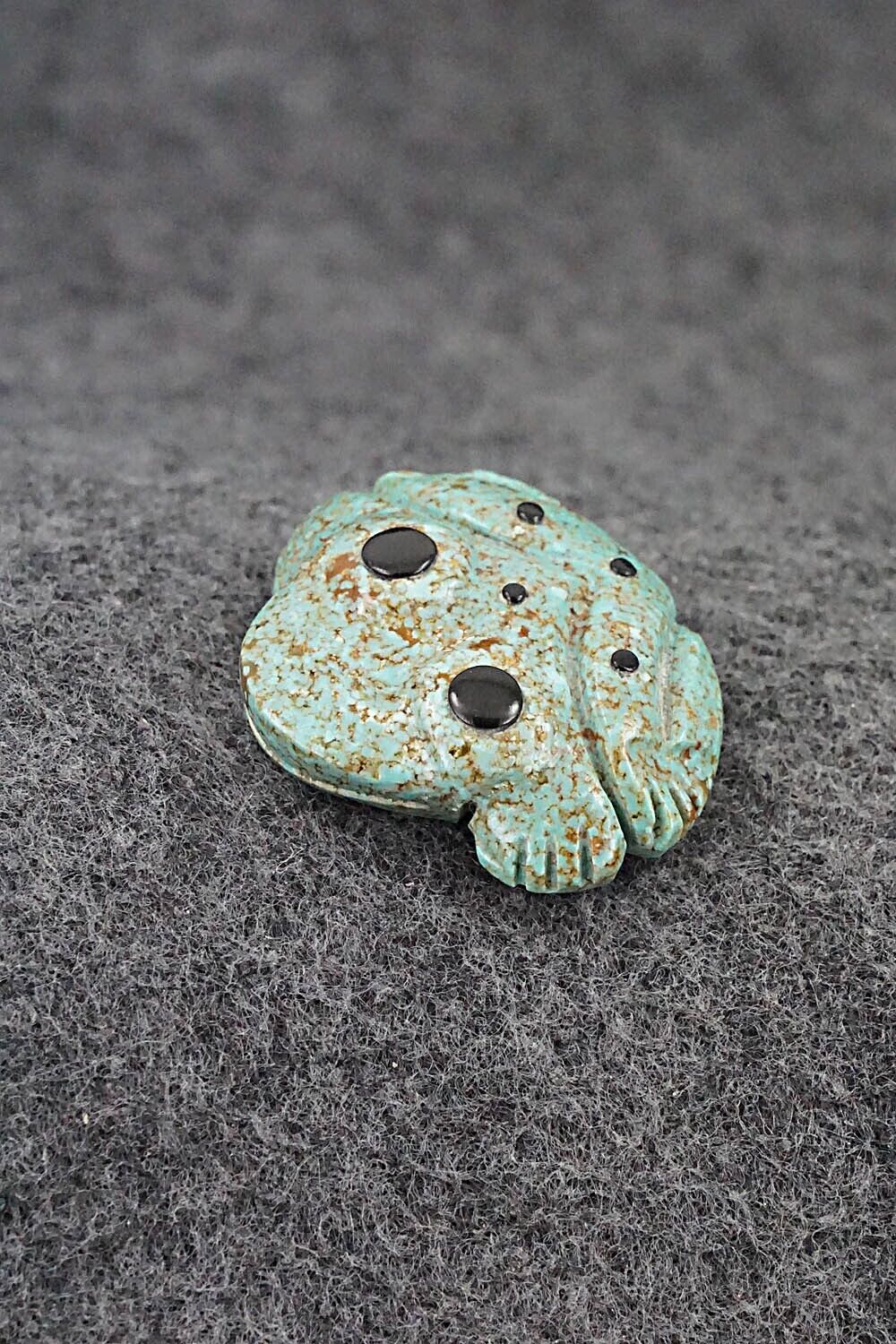 Frog Zuni Fetish Carving - Reynold Lunasee