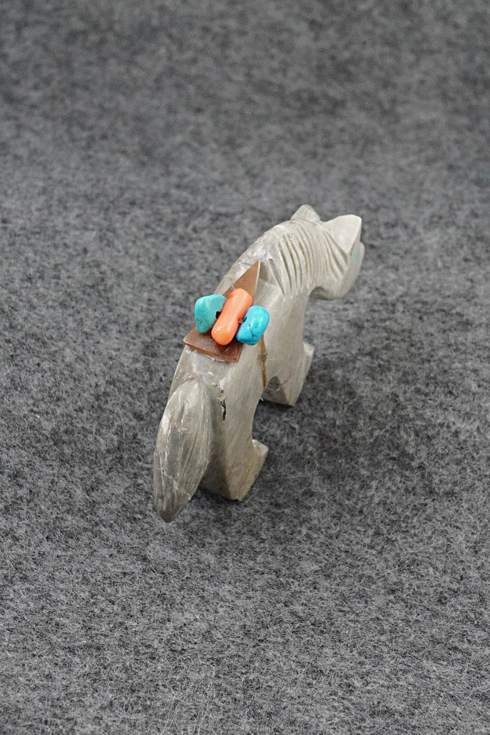 Horse Zuni Fetish Carving - Donovan Laiwakete