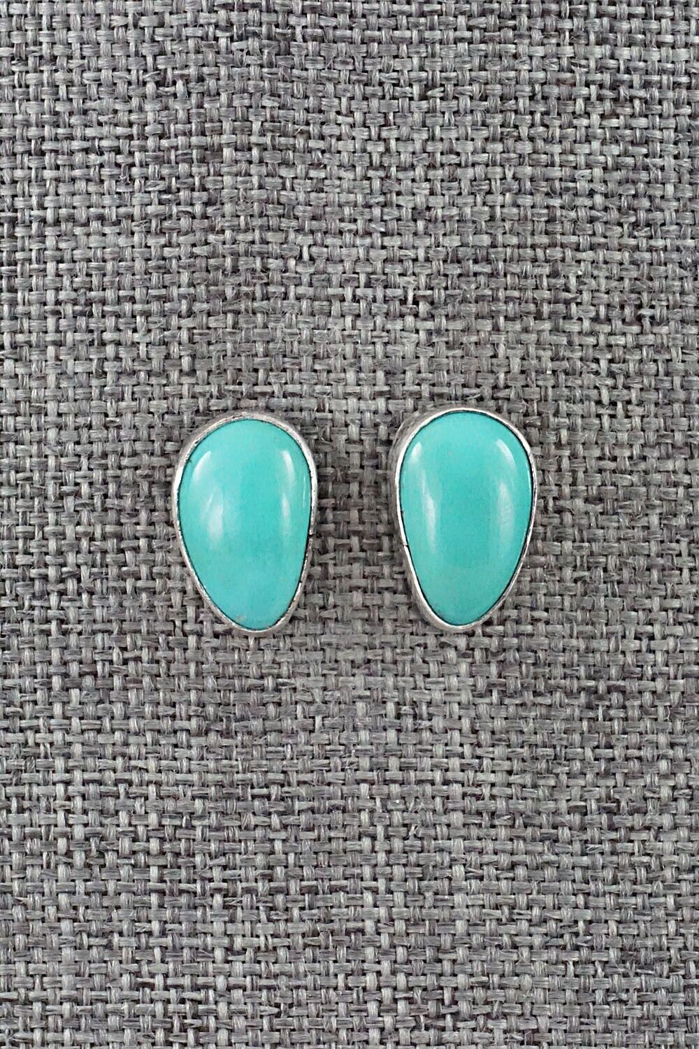 Turquoise & Sterling Silver Earrings - Marco Begaye