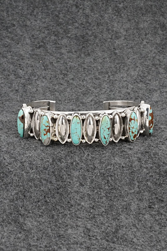 Turquoise & Sterling Silver Bracelet - Jamison Hoskie