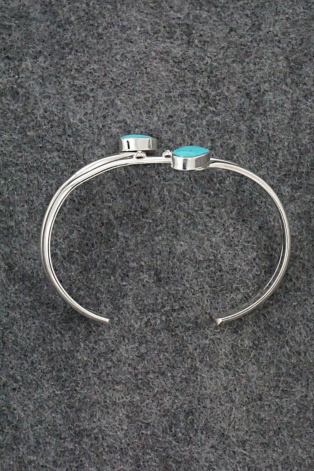 Turquoise & Sterling Silver Bracelet - Thomas Yazzie