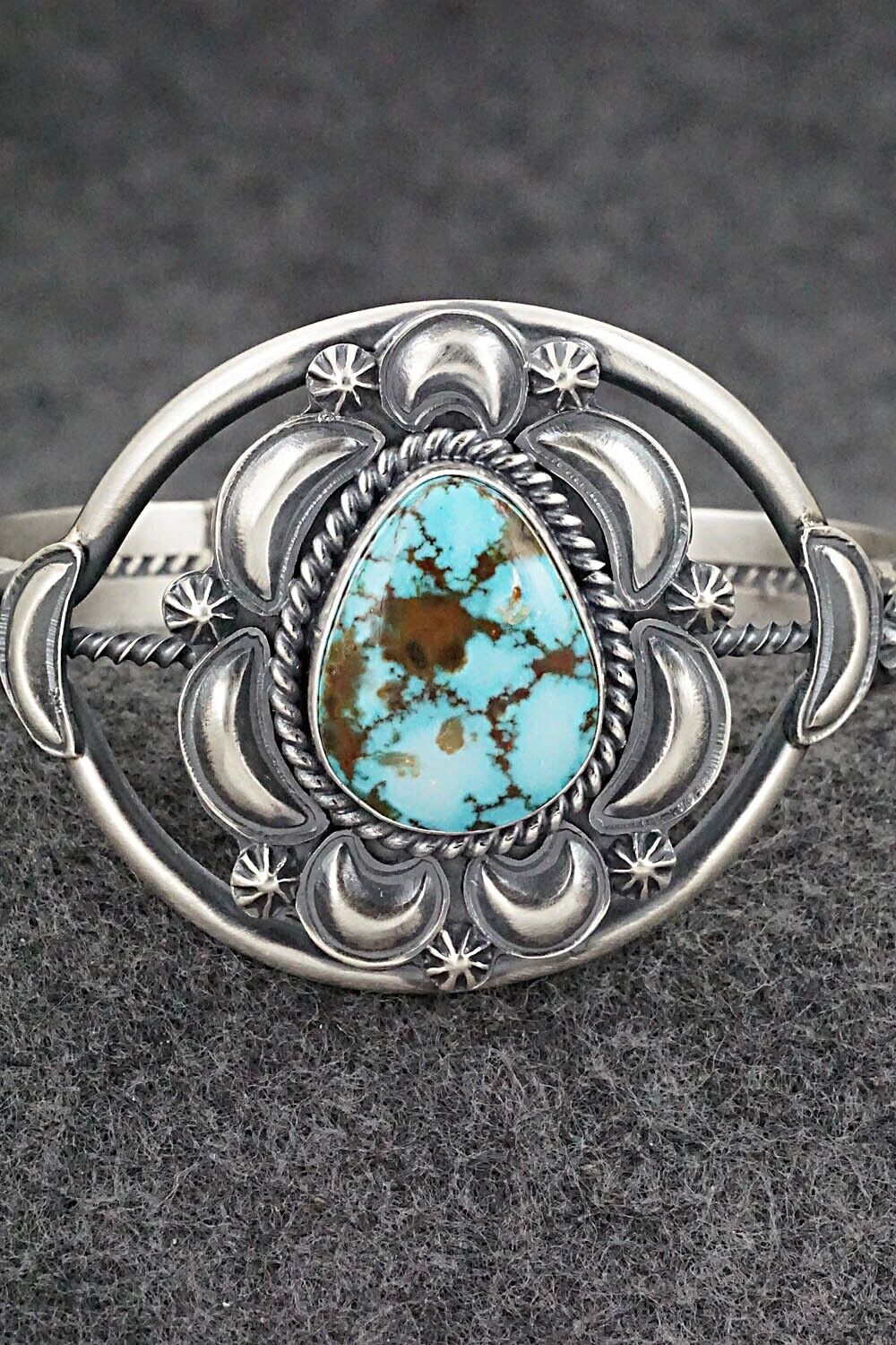 Turquoise & Sterling Silver Bracelet - Raymond Delgarito