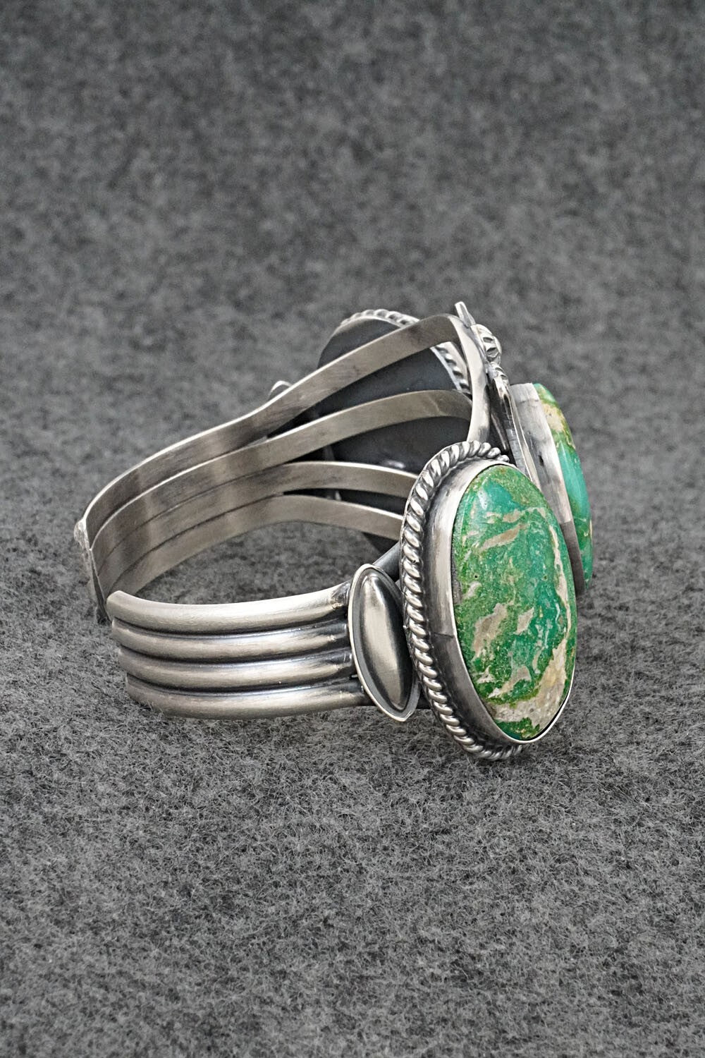 Turquoise & Sterling Silver Bracelet - Raymond Delgarito