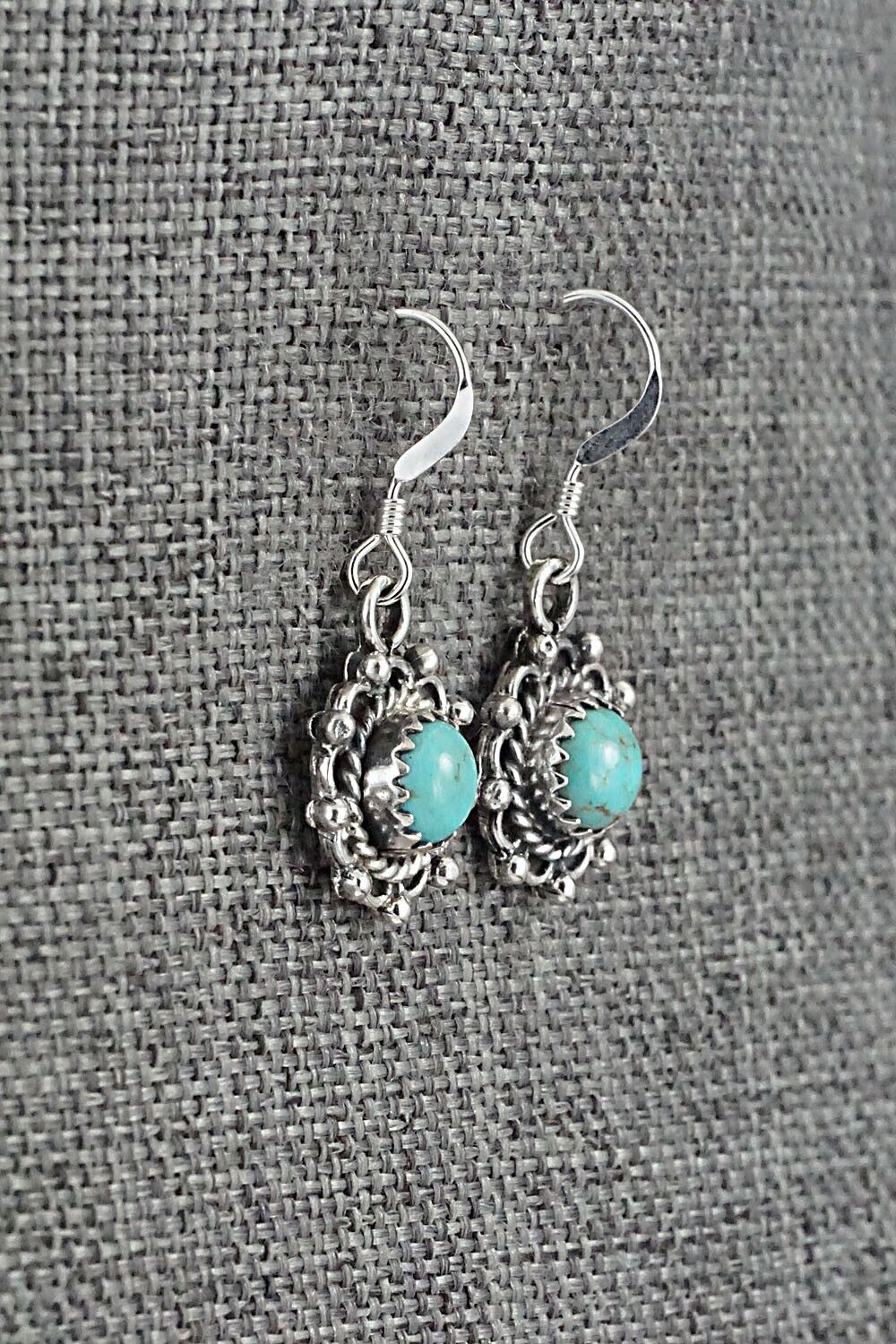 Turquoise & Sterling Silver Earrings - Emery Spencer