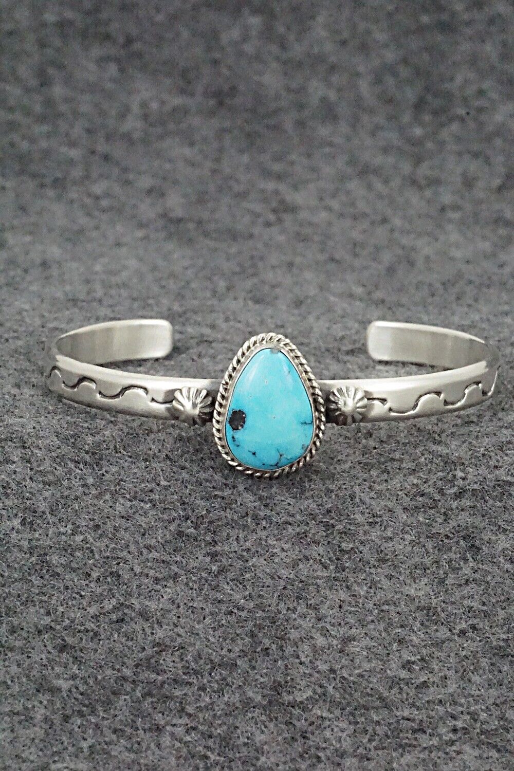 Turquoise & Sterling Silver Bracelet - Samuel Yellowhair