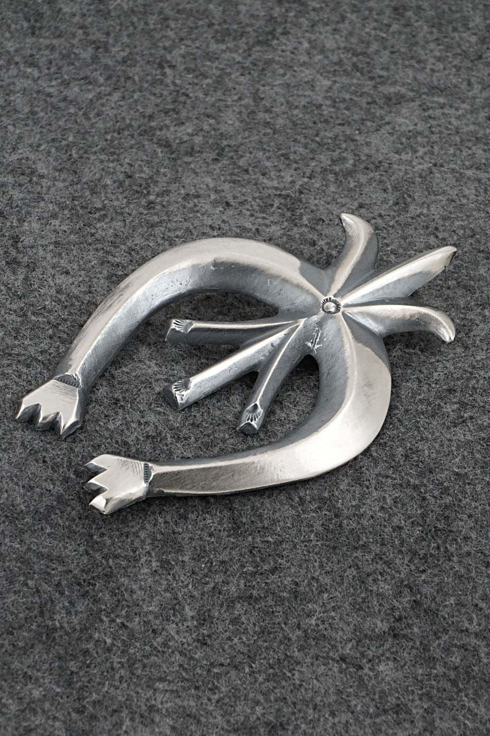Sterling Silver Naja Pendant - Harrison Bitsue