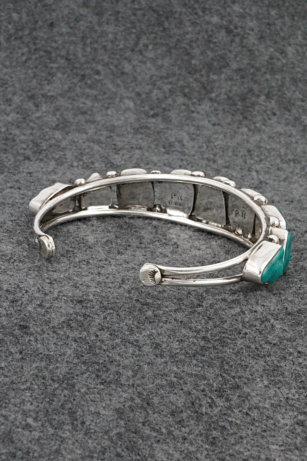 Turquoise & Sterling Silver Bracelet - Priscilla Reeder