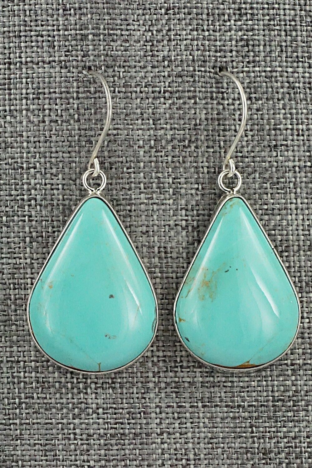 Turquoise & Sterling Silver Earrings - Rena Begay