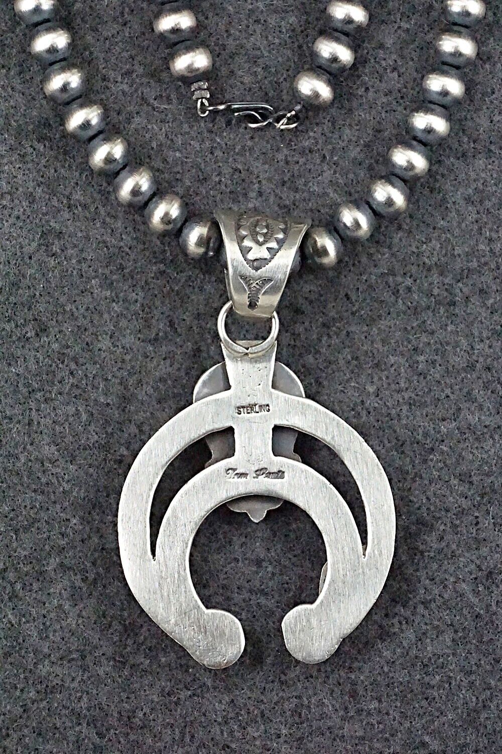 Turquoise & Sterling Silver Necklace - Tom Lewis