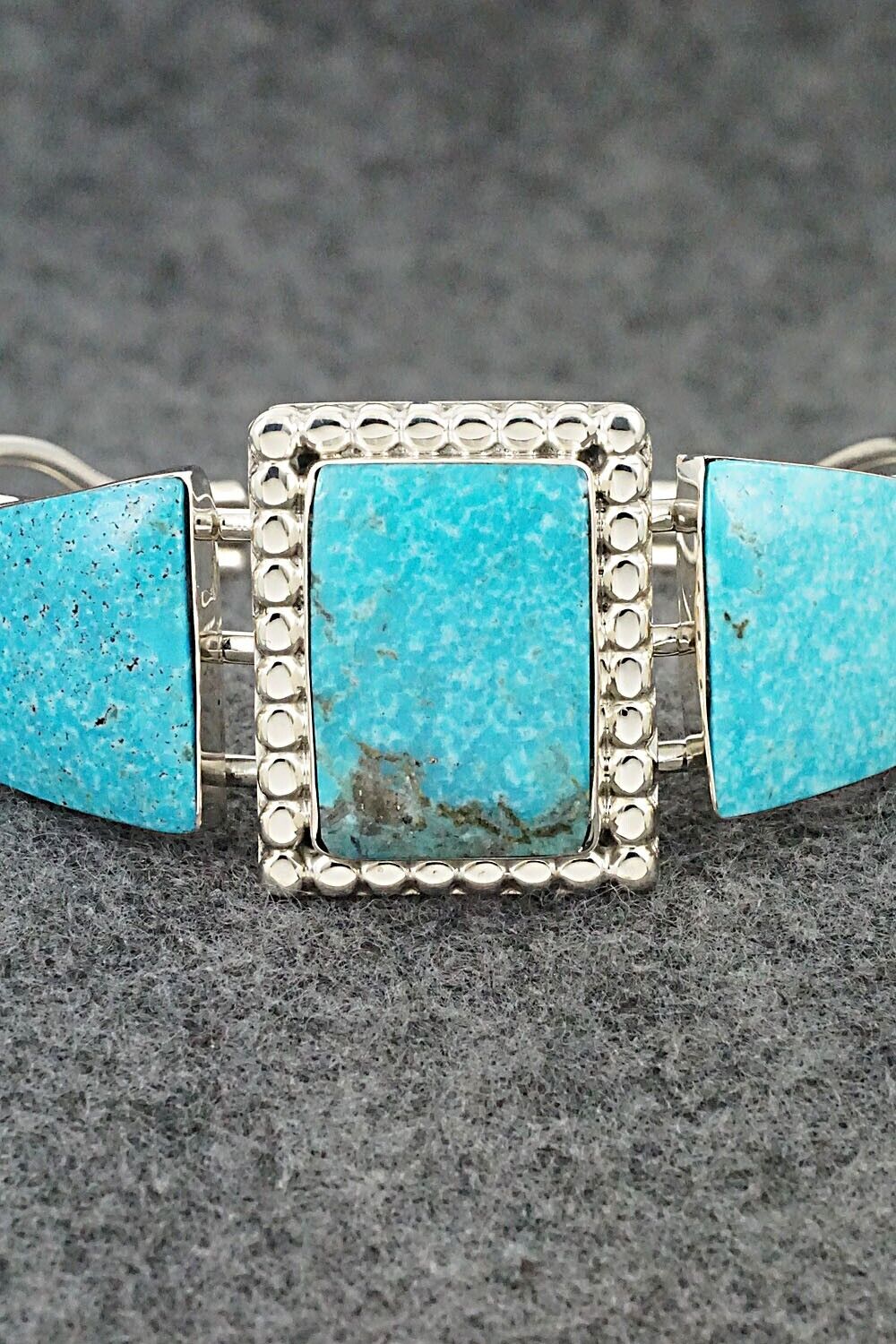 Turquoise & Sterling Silver Bracelet - Irvin Tsosie