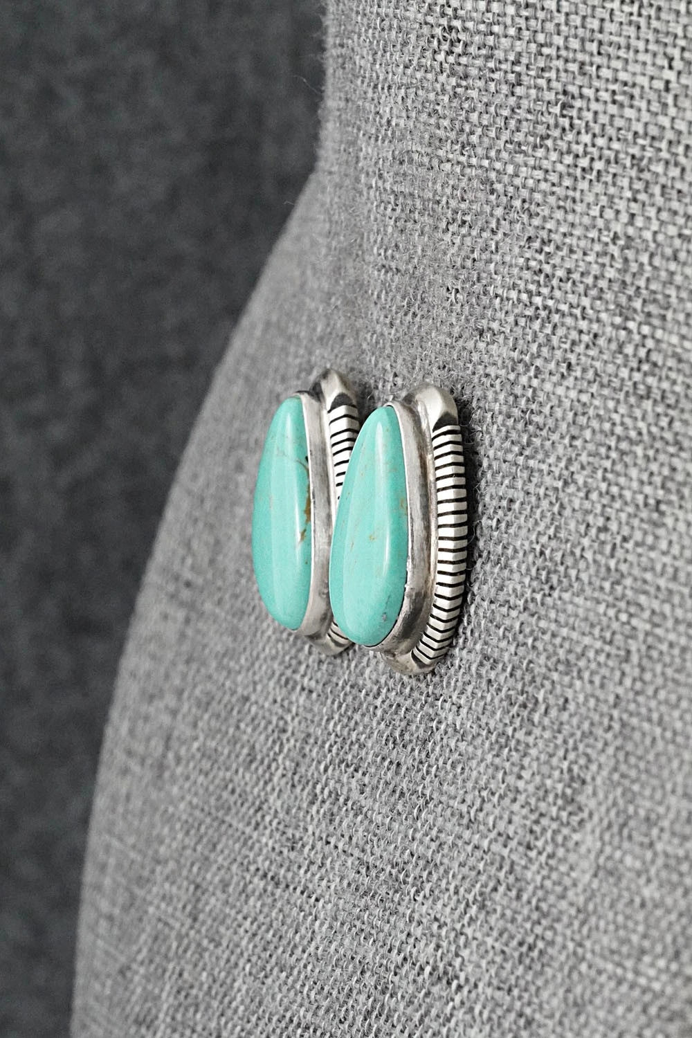 Turquoise & Sterling Silver Earrings - Thomas Francisco