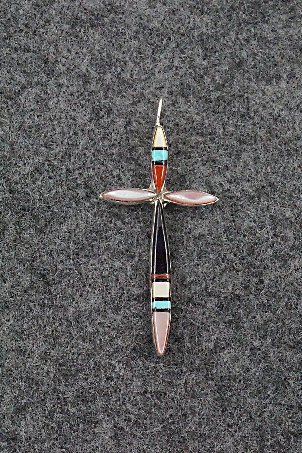 Multi Stone & Sterling Silver Pendant - Sylvester Noche