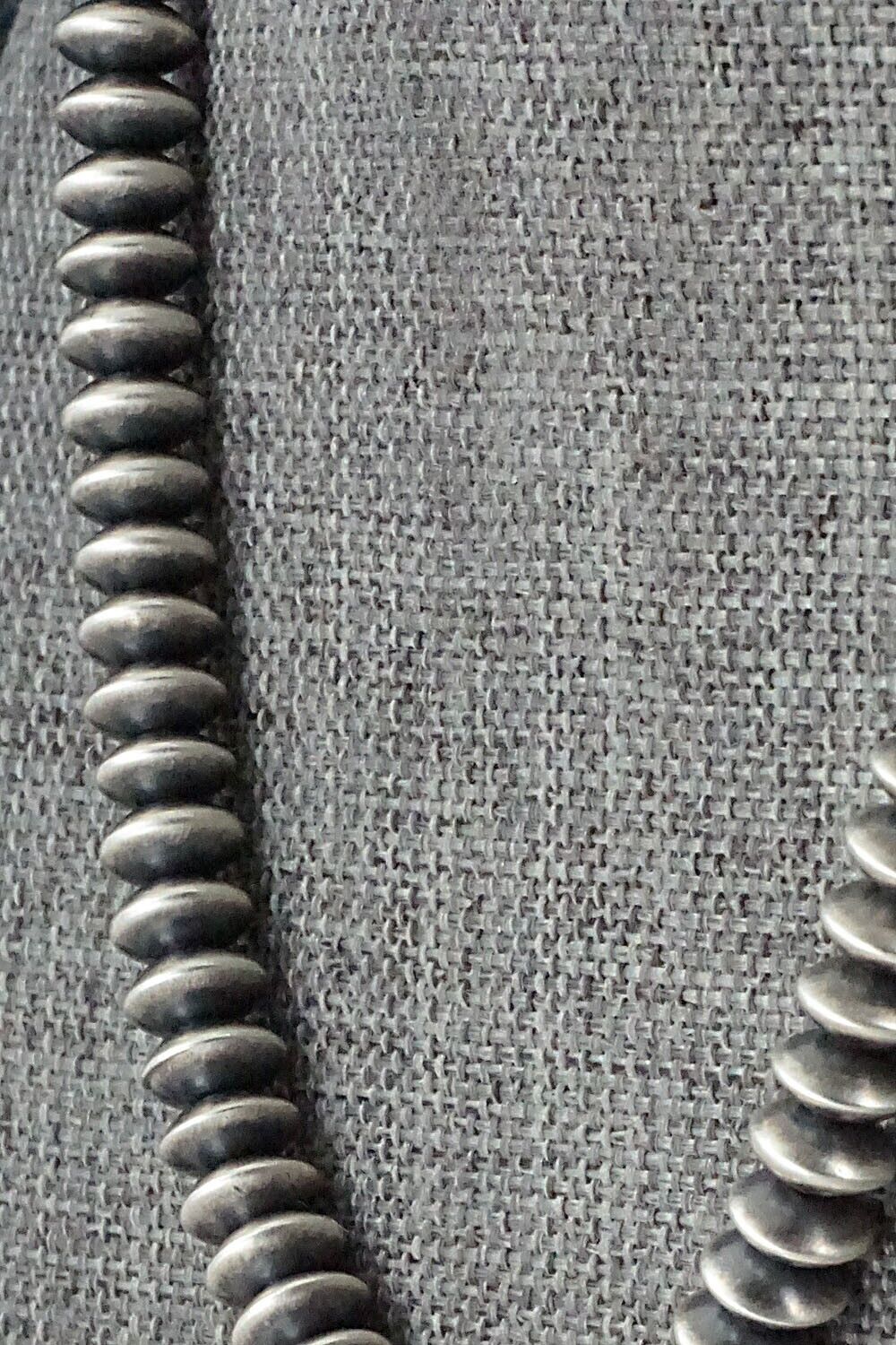 Sterling Silver Navajo Pearl Necklace - Dorinda Mariano