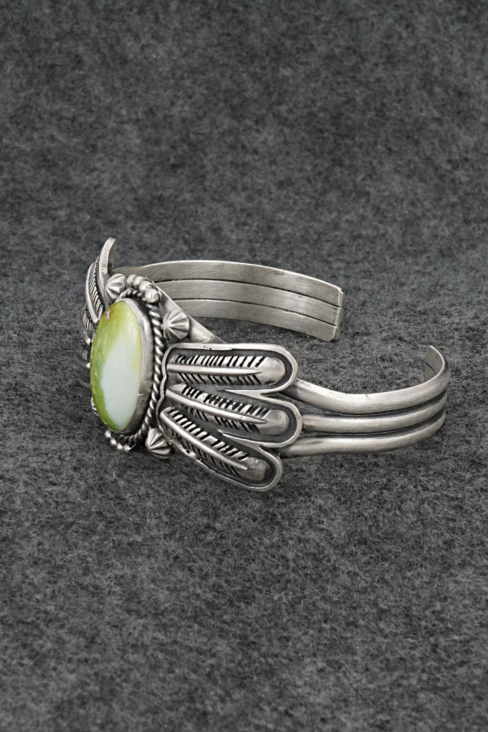 Variscite & Sterling Silver Bracelet - Daniel Benally