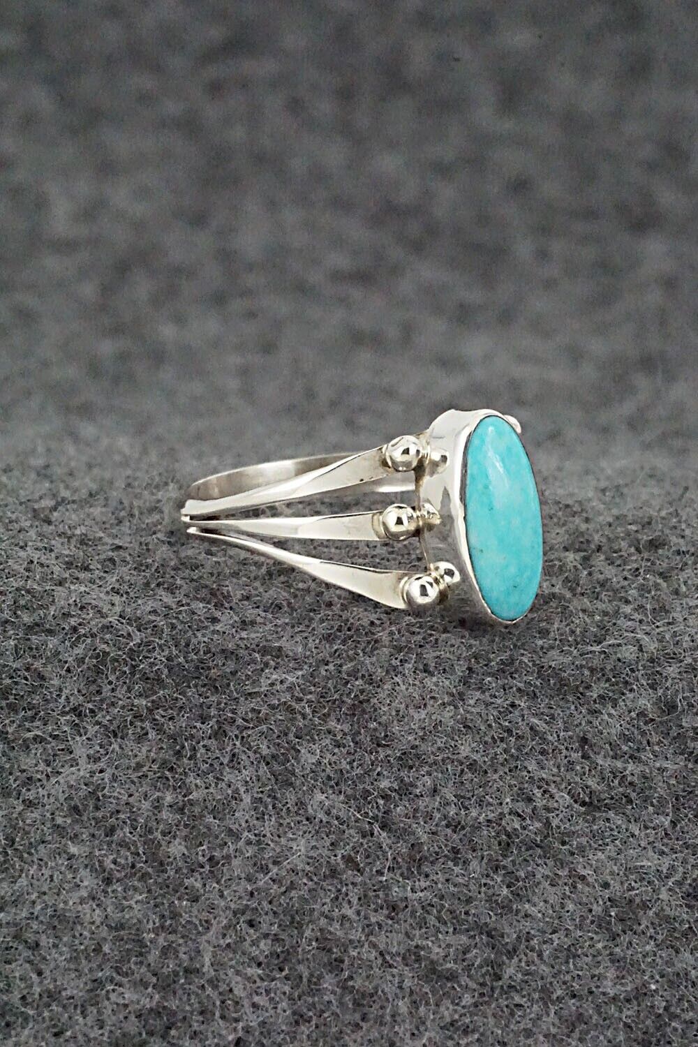 Turquoise & Sterling Silver Ring - Paige Gordon - Size 9