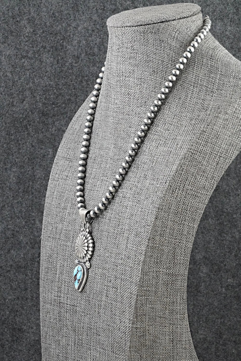 Turquoise & Sterling Silver Necklace - Sharon McCarthy