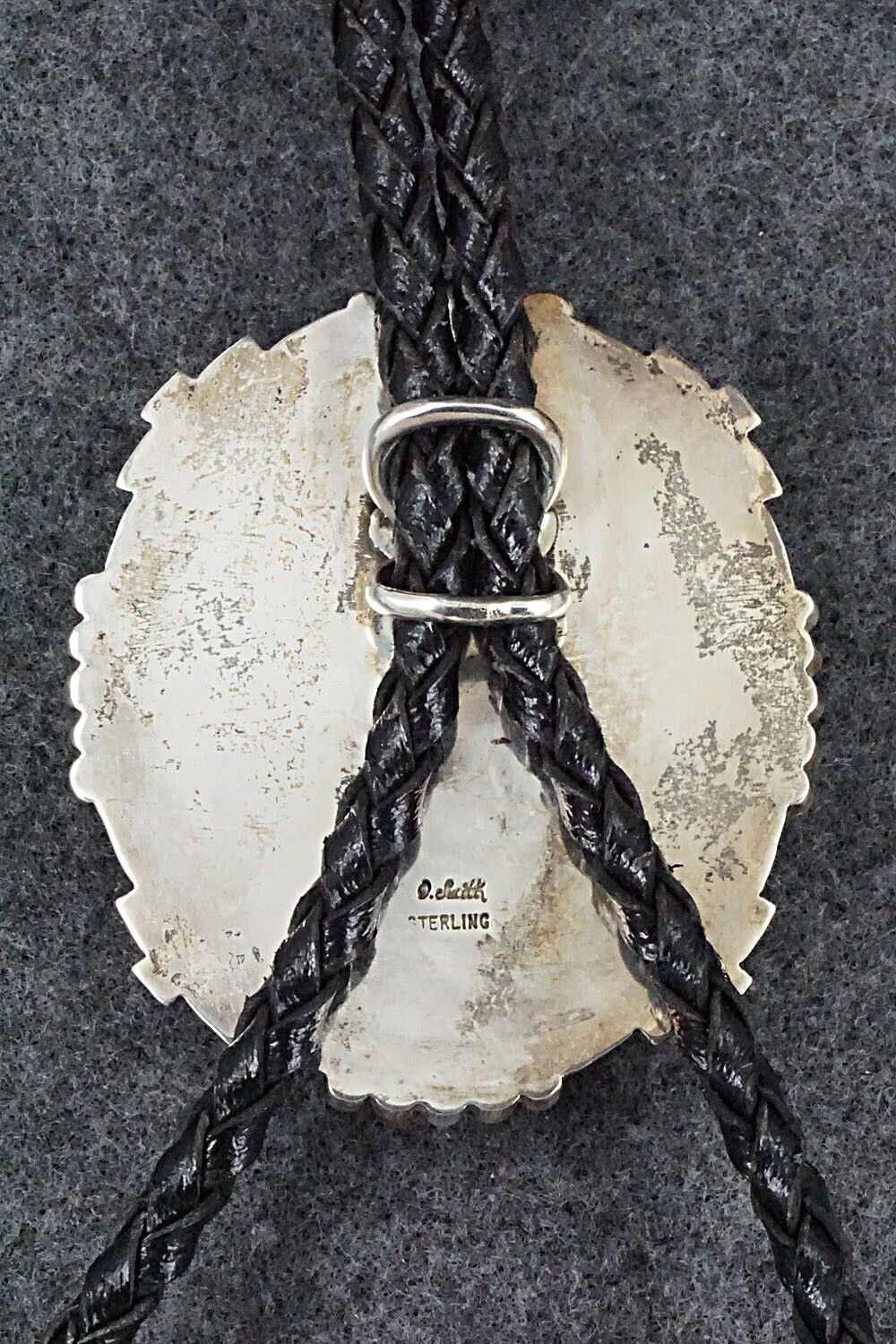 Turquoise & Sterling Silver Bolo Tie - Oliver Smith