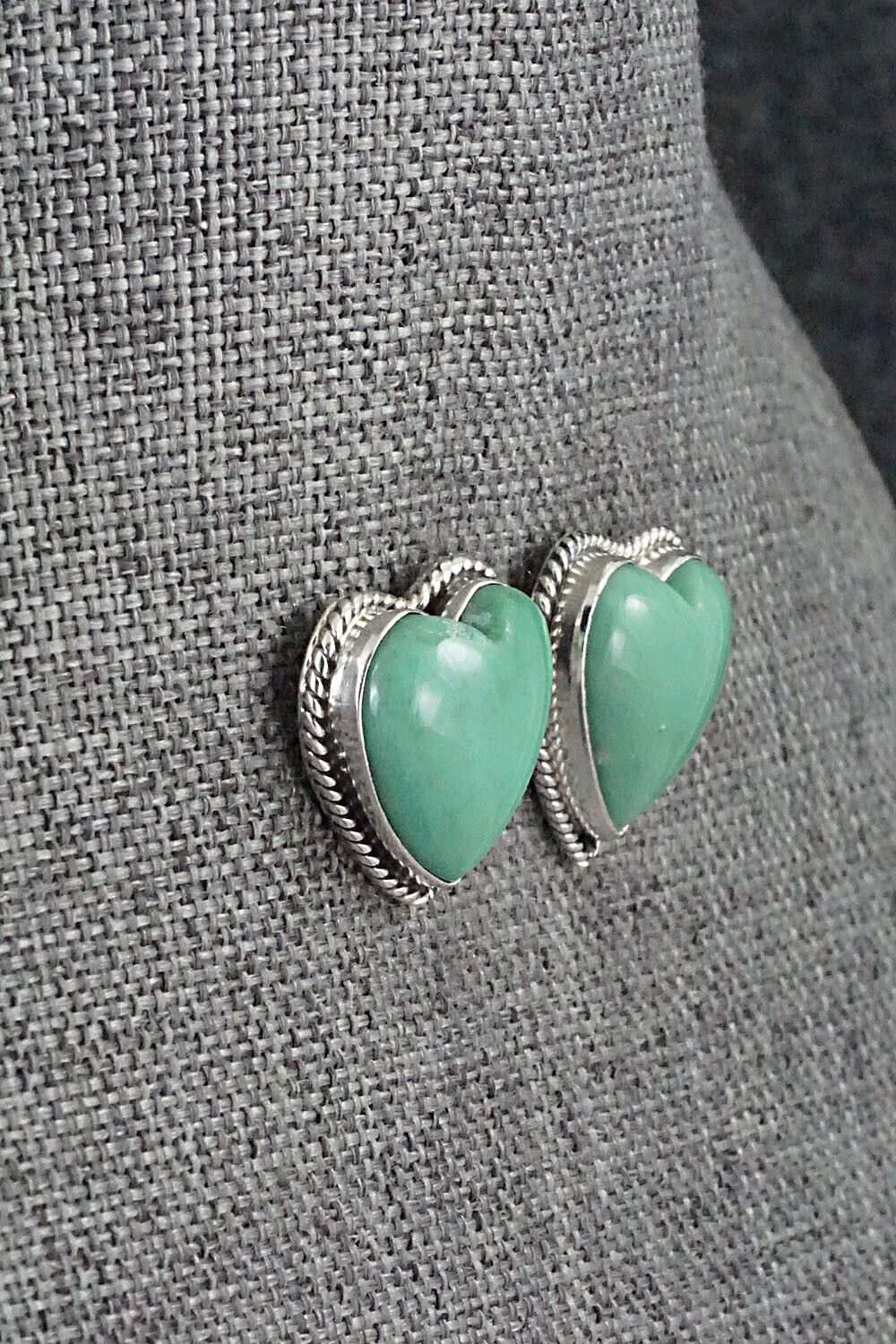 Turquoise and Sterling Silver Earrings - Sharon McCarthy