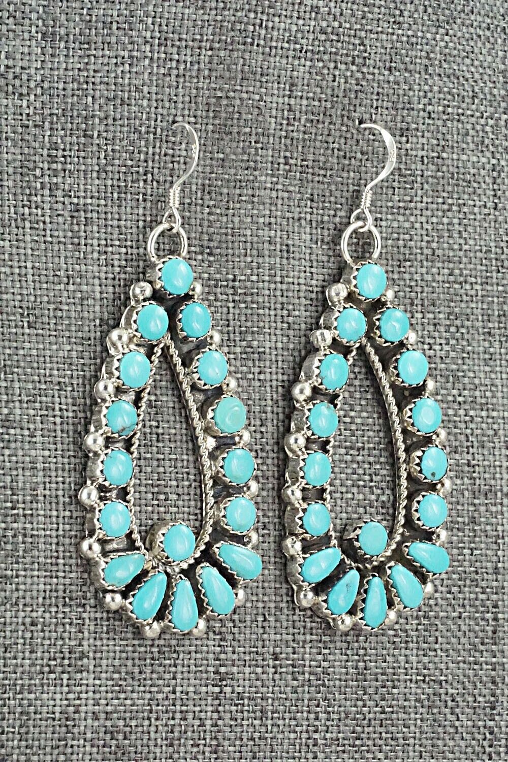 Turquoise & Sterling Silver Earrings - Alicia Wilson