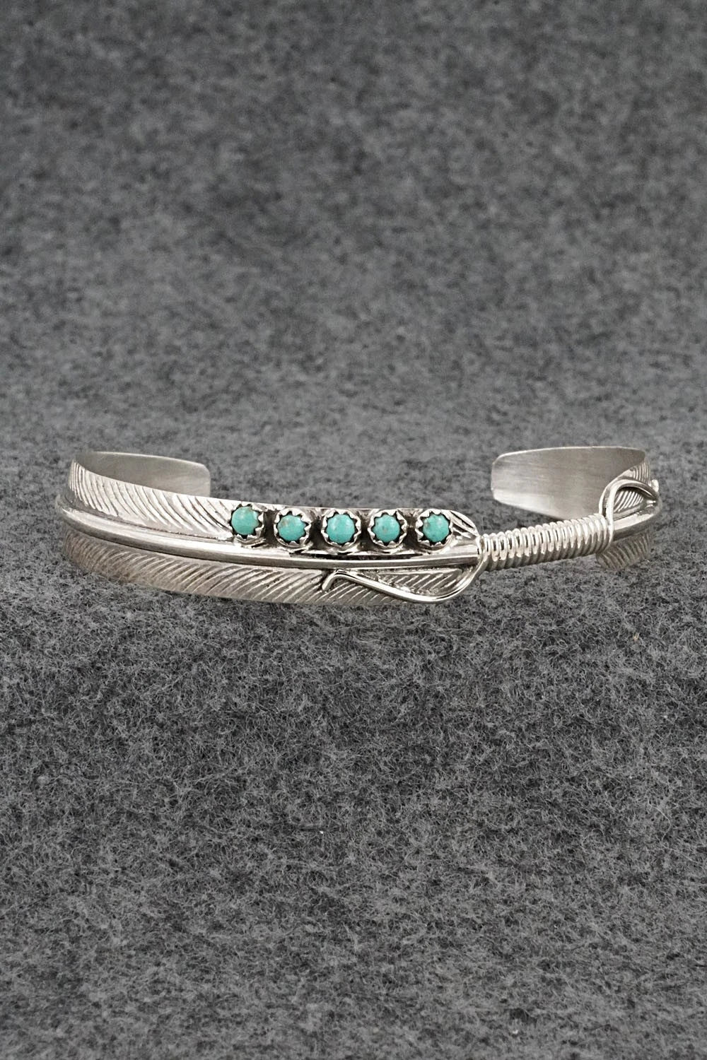 Turquoise and Sterling Silver Bracelet - Aaron Davis