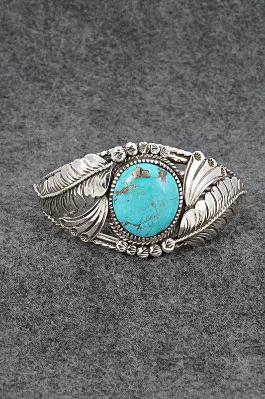 Turquoise & Sterling Silver Bracelet - Emerson Delgarito