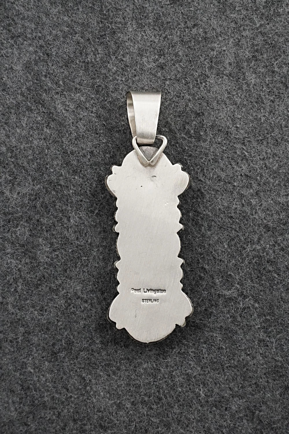 Turquoise & Sterling Silver Pendant - Paul Livingston