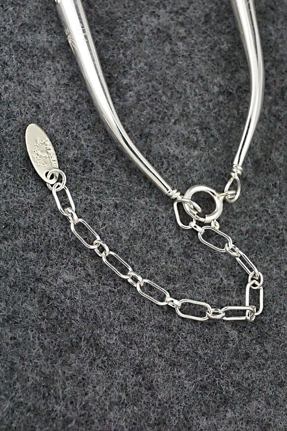 Liquid Silver Necklace - Sterling Silver 18"