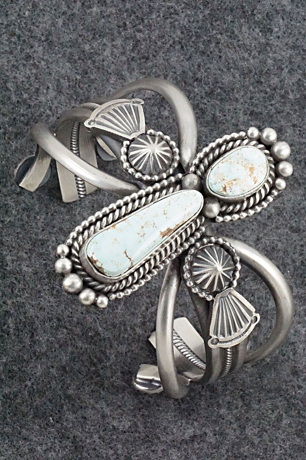 Turquoise & Sterling Silver Bracelet - Michael Calladitto