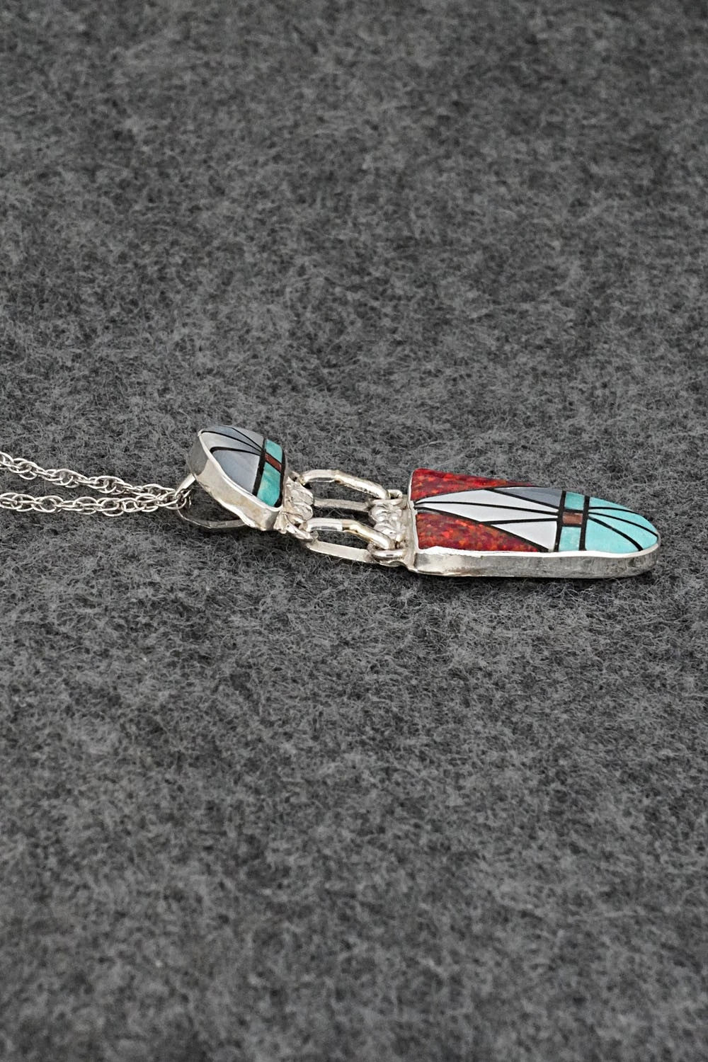 Multi-Stone & Sterling Silver Necklace - Ola Eriacho