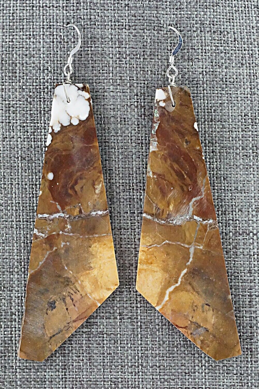Wild Horse & Sterling Silver Earrings - Francis Garcia