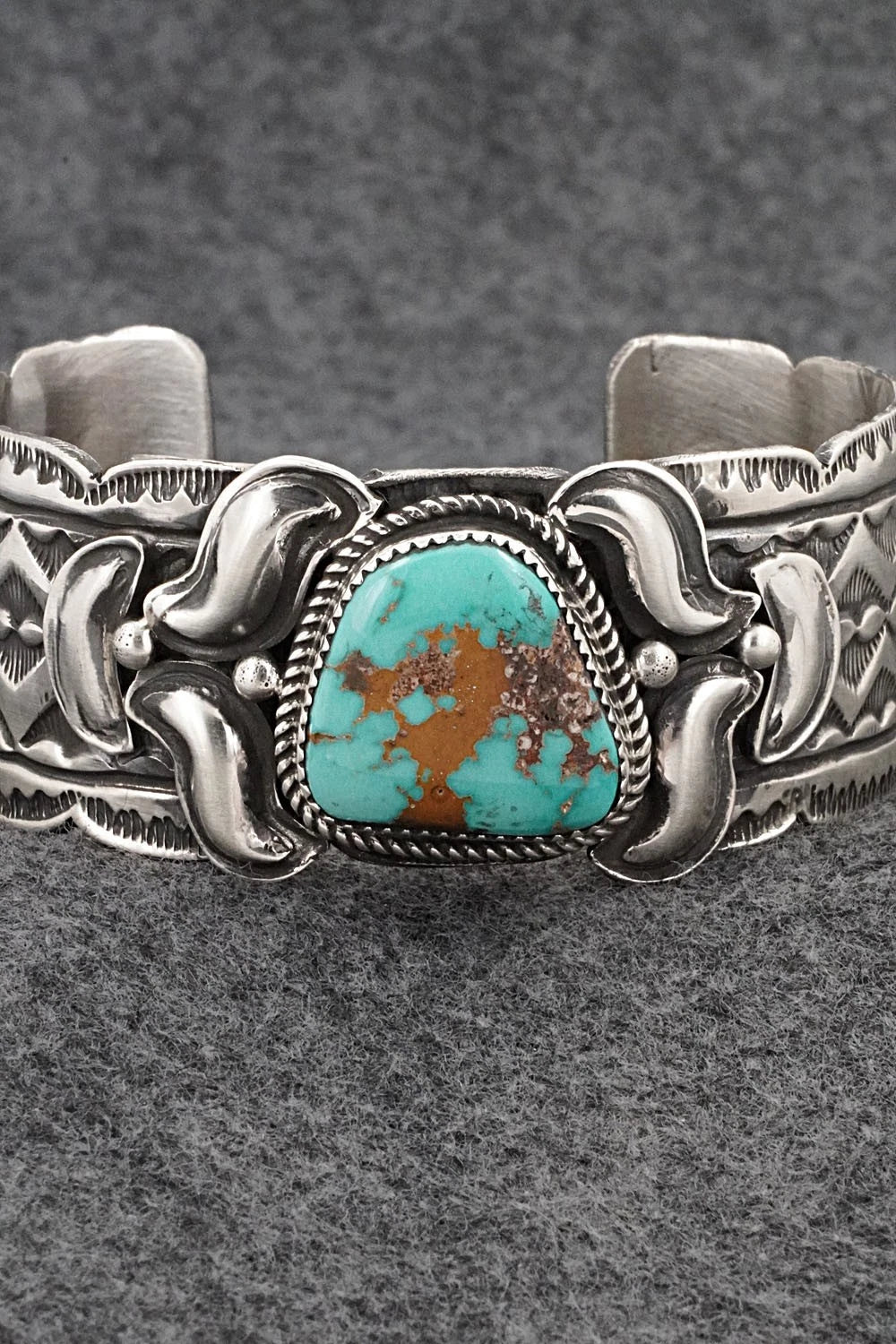 Turquoise & Sterling Silver Bracelet - Tillie Jon
