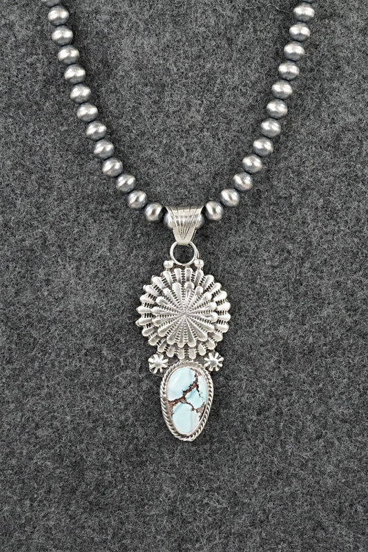 Turquoise & Sterling Silver Necklace - Sharon McCarthy