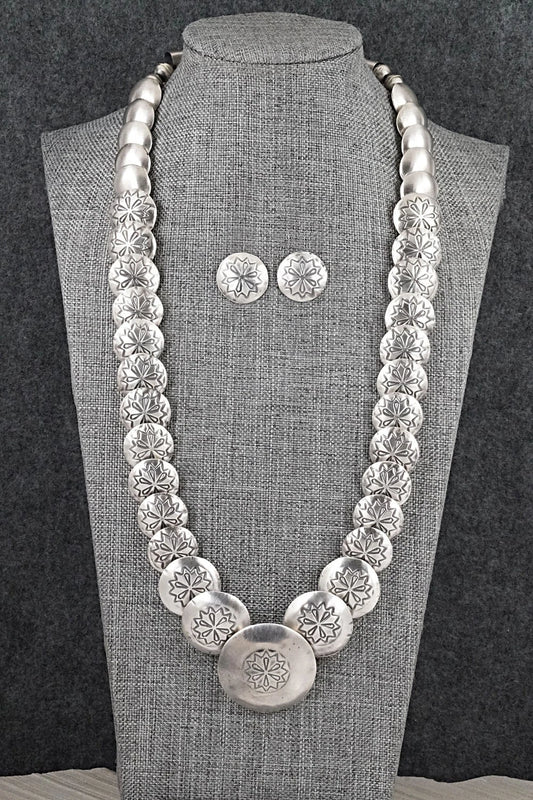 Sterling Silver Necklace and Earrings Set - Tim Thompson