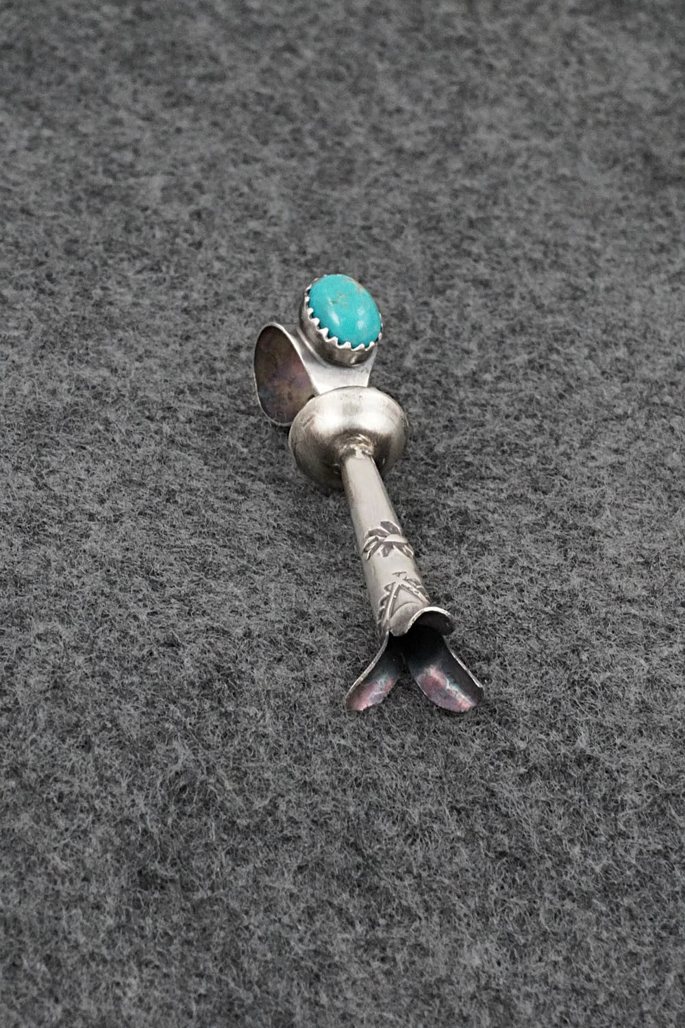 Turquoise & Sterling Silver Pendant - Phil Garcia